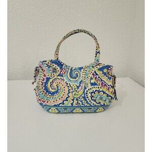 Vera Bradley capri daisy Small Tote Bag 10"X6"X4"